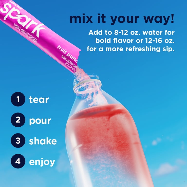 AdvoCare, Spark Energy Drink Mix, Fruit Punch Flavor, 14 sticks