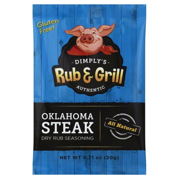 6 pack Dimply's Oklahoma Steak Seasoning