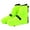 fluorescent green-M, variant on Any Weather Shoe Cover with Reflective Strips for Walking Fishing Gardening Nonslip Polyester Footwear Protectors