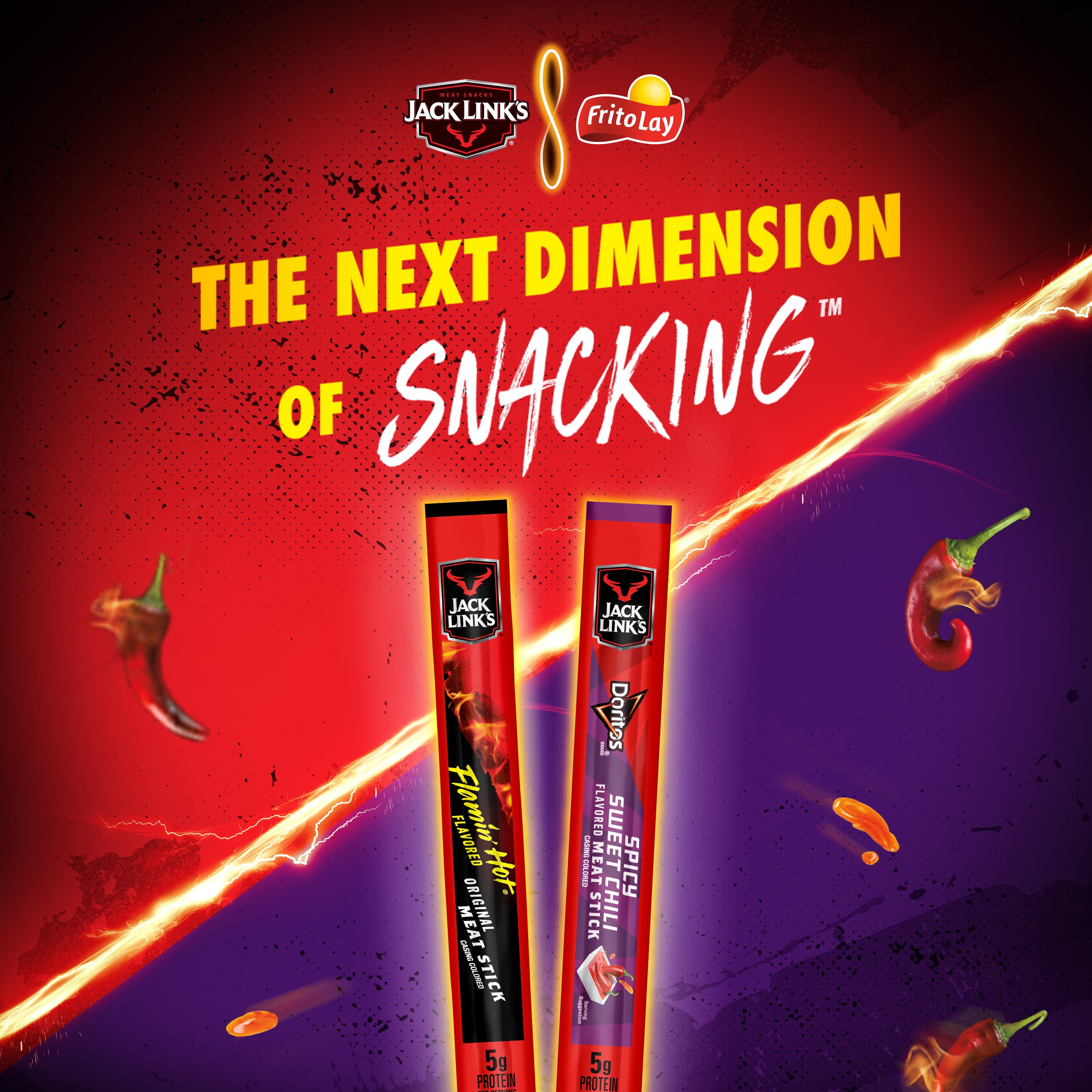 Jack Link's Doritos Sweet & Tangy BBQ Meat Stick, 0.92 oz