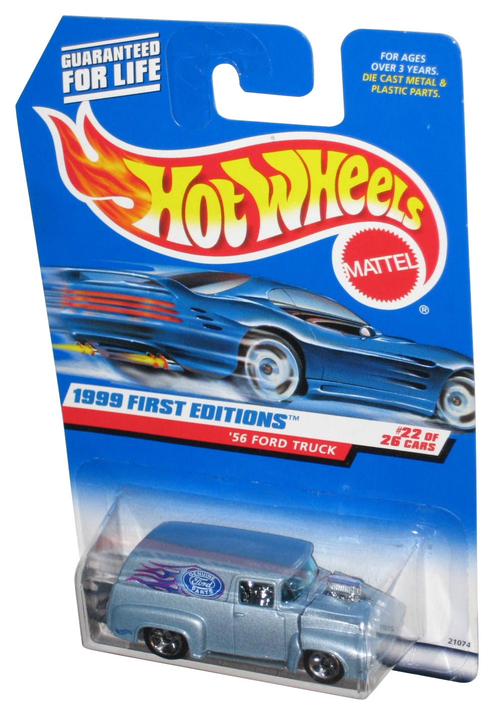 Hot Wheels XT-3 (1999) Mattel Red & Yellow Collector Toy Car #215