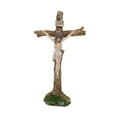thumbnail image 2 of Escultura de Crucifijo de Pie perfecl Cruz de Jesús para Estante de Escritorio Sala de Estar, 2 of 8
