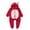 a-Red498149, variant on FINALGANG Baby Boys Girls Jumpsuit Winter Cute Bunny Shaped Romper Long Sleeve Zipper Hooded Plush Bodysuit For Casual Daily Wear Stylish Onesie
