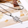 thumbnail image 2 of Starlight-billie Eilish Logo Rappeur Américain Punk Collier Trampy Pendentif en Acier Inoxydable, 2 of 5