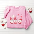 thumbnail image 7 of VKOYWKM Womens Valentines Day Sweatshirt Cute Heart Print Pullover Oversized Long Sleeve Crew Neck Valentine Holiday Sweatshirts, 7 of 7