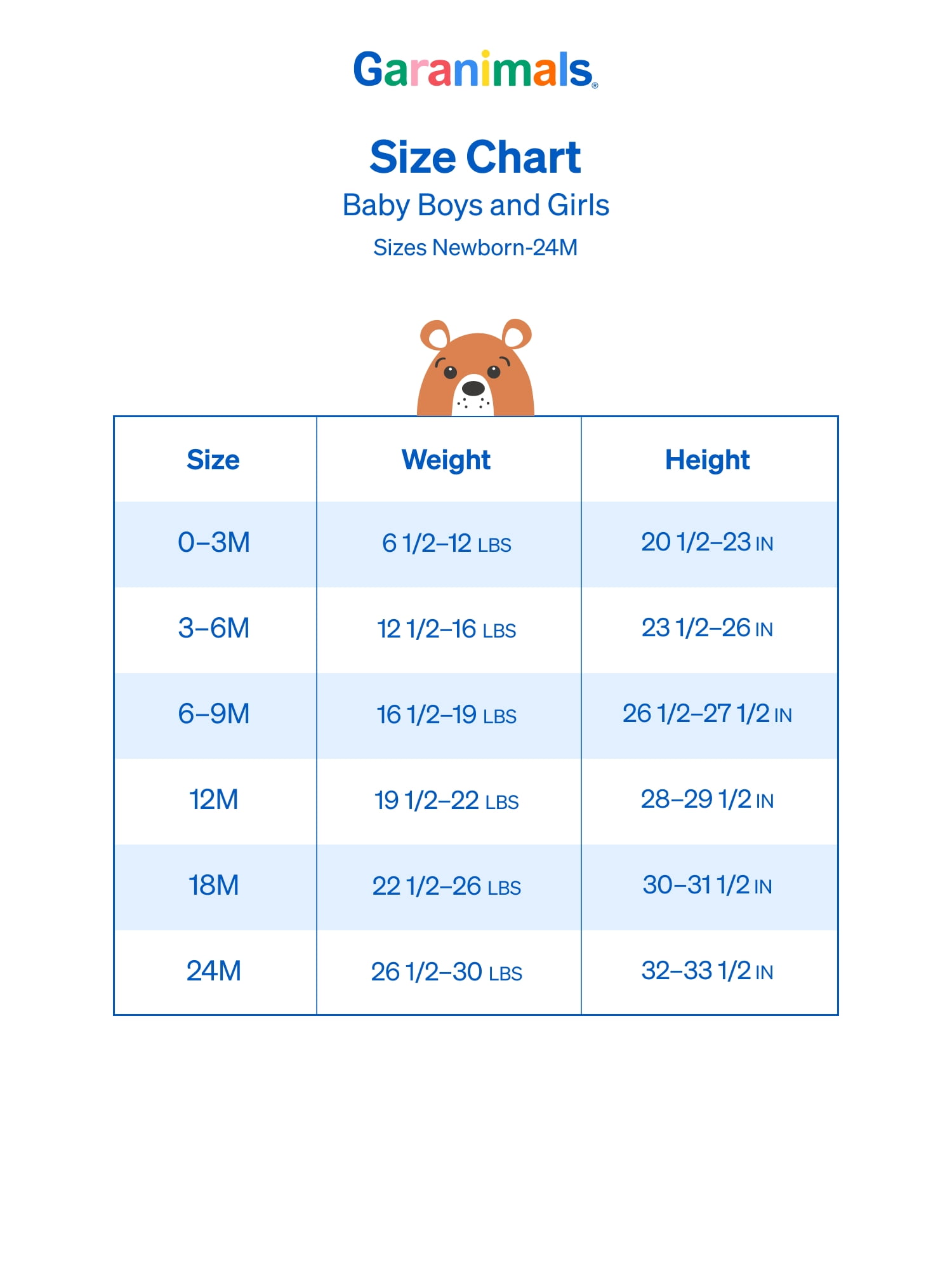 Garanimals Newborn & Baby Girl 100% Cotton Long Sleeve Bodysuits, Sizes 0–24M, 4-Pack