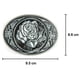 thumbnail image 4 of 3x vaquero hippie boho occidental hebil de cinturón para hombres Hugo Hebilla de cinturón ovalada, 4 of 6