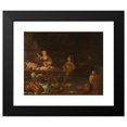 thumbnail image 2 of Jan Olis 23x20 Black Modern Framed Museum Art Print Titled - Kitchen Interior (1645), 2 of 5