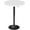 White, variant on Bar Table, Height-Adjustable Round Pub Table 27-35.4 Inches with Sturdy Base, Modern Style, Easy to Assemble, Suitable for Small Space, Rustic