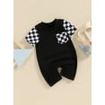 thumbnail image 4 of Musuos Newborn Baby Summer Romper 3M 6M 12M 18M Plaid Print Patchwork Short Sleeve Jumpsuit for Boy Girls Cute Clothes, 4 of 9