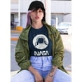 thumbnail image 2 of NASA Nasa Astronaut Over Moon Shaped T-Shirt Women -NASA Designs, Female Large, 2 of 4