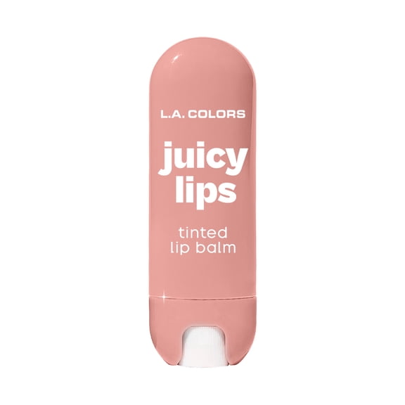 L.A. COLORS Juicy Lips Lip, Tinted Lip Balm, Butter Kiss, 0.12oz