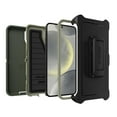 thumbnail image 5 of OtterBox Samsung Galaxy S24+ Only - Defender Series Case - Lichen The Trek Green - Screenless - Rugged & Durable - with Port Protection - Holster Clip Includes - Microbial Defense Protection, 5 of 8