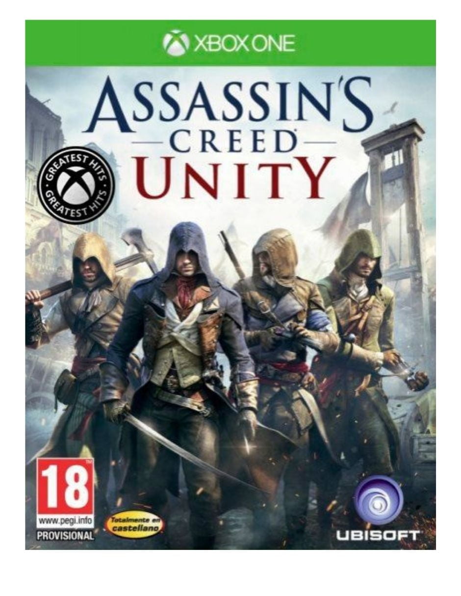 Assassins Creed Unity XB1 Greatest Hits Trilingual Microsoft MICROSOFT ...