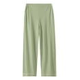 thumbnail image 4 of UAMVSH Women's Pajama Pants Casual Loose Wide Leg Lounge Pants Elastic Waist Solid Comfy Pjs Bottoms, 4 of 4