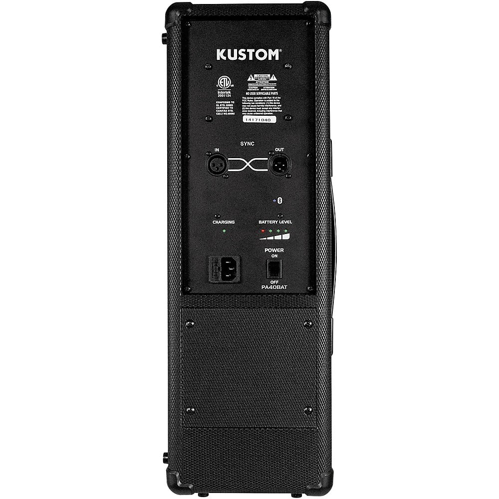 kustom pa pa40batbt