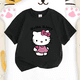 thumbnail image 3 of Camiseta de verano con estampado de Hello Kitty para niños y niñas, ropa para niños, camisetas de algodón para niños, camisetas deportivas de manga corta a la moda para edades de 3 a 14 años, camiseta, 3 of 5