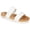 White, variant on Cliffs by White Mountain Women's Tahlie Slide Sandal