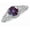 Alexandrite, variant on 1.5 to 5.5 Carat Round Platinum LAB GROWN Gemstone and LAB GROWN Diamond Engagement Ring (1ct Center, AAAA Heirloom Quality) Emerald 1.5 Carat Size: 5