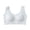 (Style 161)White, variant on EaskTriop Wireless Bras for Women Seamless No Underwire Push Up Bralette Full Coverage Scalloped Comfortable Everyday T-Shirt Bra
