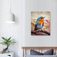 thumbnail image 3 of Shiartex Canvas Wall Art Picture 16x20in for Living Room Bedroom Fall Decor Waterpainted Bird 16x20in, 3 of 3