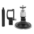thumbnail image 2 of Soporte Cámara Soporte para coche Soporte para ventosa Soporte para montaje en parabrisas Reemplazo de aleación de aluminio para DJI Osmo Pocket / Pocket 2 Cámara de acción Meterk Soporte, 2 of 7