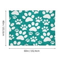 thumbnail image 2 of Tapestry Wall Hanging Dog Paw Prints Tapestries Home Decor for Bedroom Aesthetic 60 X40 IN, 2 of 3