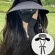 thumbnail image 5 of Sombreros con visera para mujer, gorra de playa con protección UV de verano de ala grande, 5 of 6
