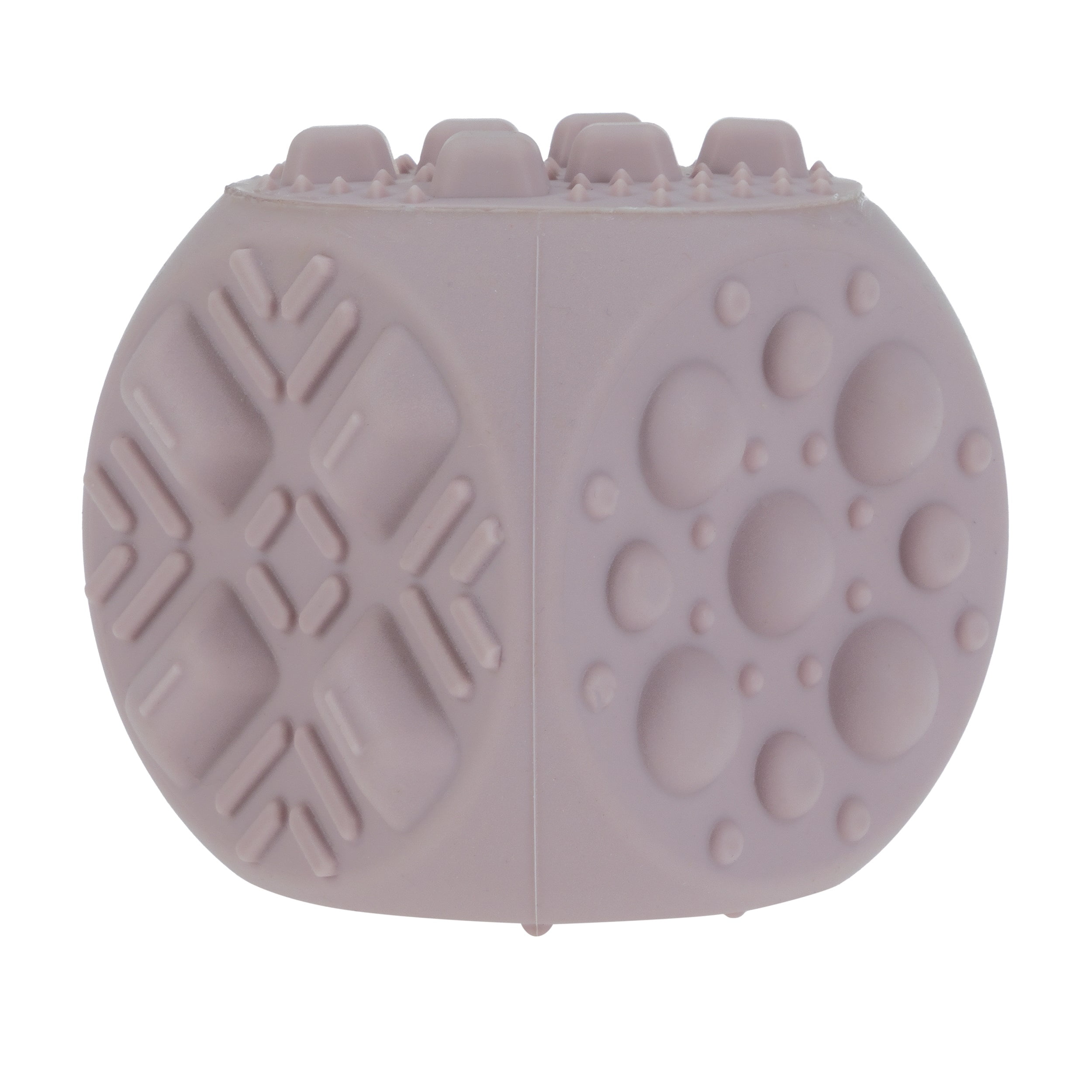 Nuby Silicone Block Poppers Sensory Teether Toy for Infants, Pink/Purple, 2 Count