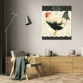 thumbnail image 3 of Gwendolyn Babbit 15x18 Gallery Wrapped Canvas Wall Art Titled - Le Coq II, 3 of 4