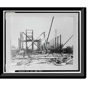 Historic Framed Print, United States Nitrate Plant No. 2, Reservation Road, Muscle Shoals, Muscle Shoals, Colbert County, AL - 47, 17-7/8" x 21-7/8"