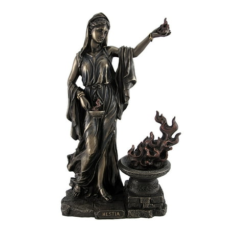 - Greek Goddess Hestia Bronzed Statue Roman Vesta