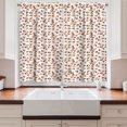 thumbnail image 2 of Ambesonne Tropical Kitchen Curtains, Assortment of Nuts Design, 55"x39", Multicolor, 2 of 3