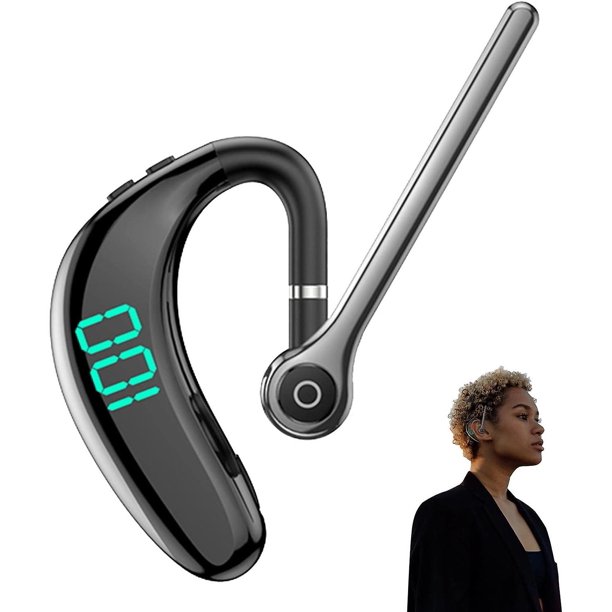 Auricular Inalámbrico Con Micrófono - Auriculares Manos Libres Auriculares Inalámbricos - Pantalla Led V5.3 Auriculares Manos Libres A Prueba De Agua Con Micrófono Con Cancelación De Ruido P