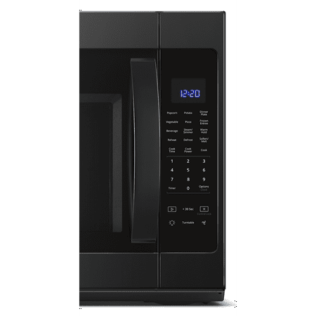 Whirlpool - 2.1 Cu. Ft. Over-the-Range Microwave with Sensor Cooking - Black