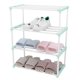 thumbnail image 2 of Estante organizador vertical para zapatos de 4 capas, estante para entrada del hogar (verde), 2 of 8