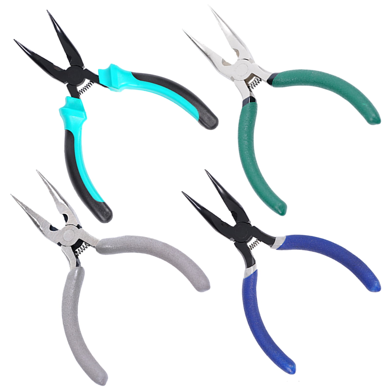 BELOWSYALER Handmade Jewelry Pliers Metal Wire Cutter Long Curved Nose Plier Jewelry Accessories Chicken Claw Bone Removal Tool