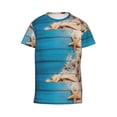 thumbnail image 4 of Wukai Shells and Starfish Youth Unisex Short Sleeve T-Shirt for Boys, Girls, Teens, and Kids-X-Large, 4 of 7
