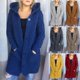 thumbnail image 4 of Suéter grueso de otoño e invierno, cárdigan con capucha, suéter de punto largo, abrigo grueso de talla grande para mujer, 4 of 6