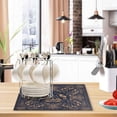 thumbnail image 6 of Coffee Mat Coffee Bar Maker Mat Backed Absorbent Nonslip Coffee Station Mat For Kitchen Countertop Fast Dry Washable Dish Drying Mat 18x12Inch, 6 of 6