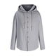 thumbnail image 4 of pstuiky Camisas para hombre de manga larga, Blusa informal de manga larga con capucha y cuello redondo con botones lisos a la moda para hombre Tops casuales para hombres l, 4 of 6