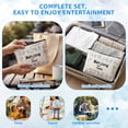 thumbnail image 6 of 265 Pcs Mahjong Playing Cards American Style Blossom Numbered Large Print PVC Poker Mahjong Tiles with 4 Dices for Travel Home, Portable Gift, 6 of 14