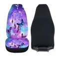 thumbnail image 4 of Xoenoiee Galaxy Dreamcatcher Butterfly Print 2 Pcs Car Seat Covers Front Seats Only Car Front Seat Protectors Universal Fit for Truck Van SUV Sedan Vehicle, 4 of 6