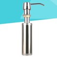 thumbnail image 4 of MasteelfCA Metal Hand Sanitizer Bottle Lotion Bottle Pressed Lotion Dispensing Bottle Sink Soap Dispenser Storage Container for Kitchen, 4 of 7