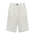 thumbnail image 5 of Only Moment Linerless Relaxed Casual Shorts for Women Polyester Comfy Elastic Waist Drawstring Pocket Shorts Pants Swim Shorts Women White,3XL, 5 of 5