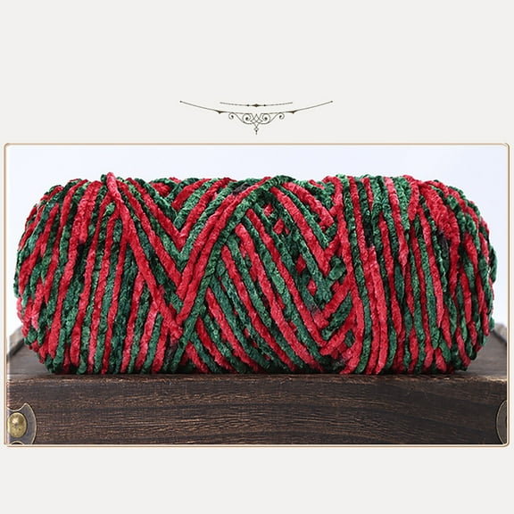 Chenille Yarn for Crochet under $5! Yrmaups Chenille Yarn for Crochet, Soft Thick Knitting Yarn for Scarf, Blanket, Hat, DIY Handmade Crafts, Winter Wool Blend Yarn, Bulk Yarn for Weaving, Crocheting