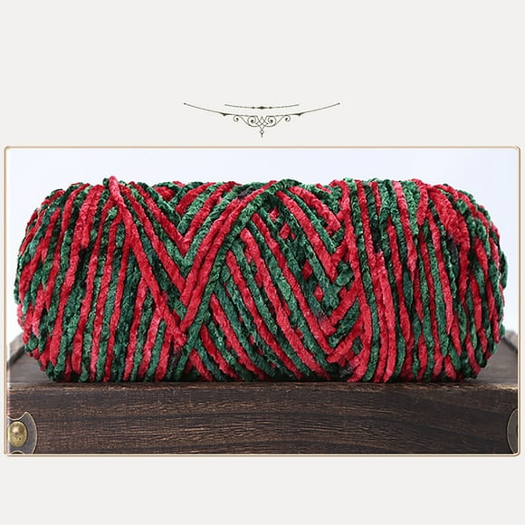 Chenille Winter Crochet Scarf Line Soft Hook Line Knitting Yarn Braideds Yarn
