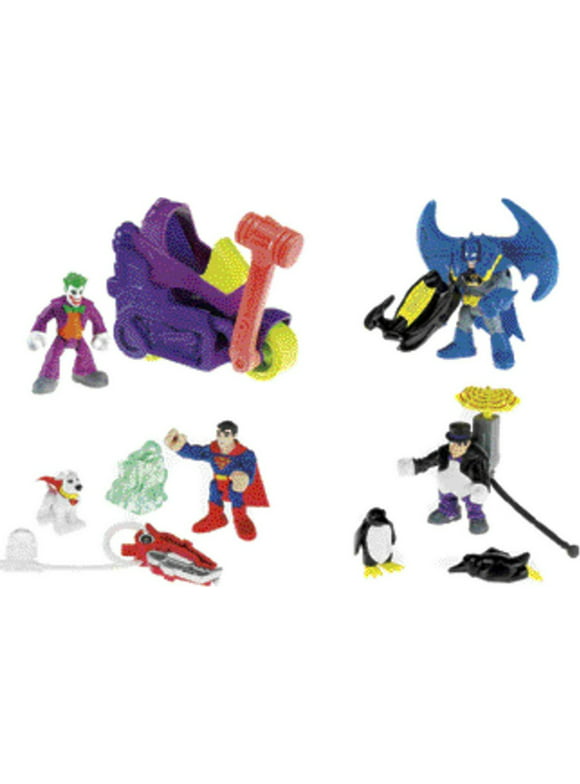 Imaginext DC Super Friends Figure Set Collection, Poseable with Accessory, Styles May Vary