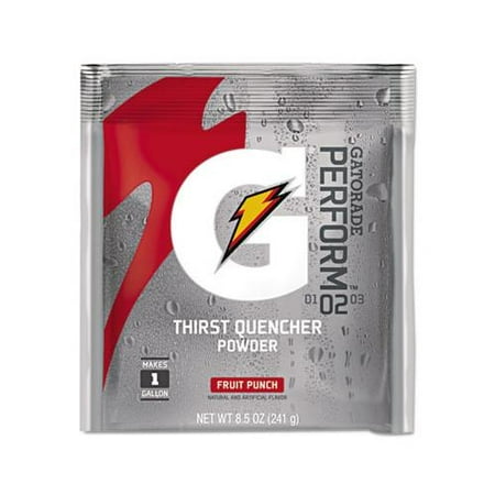 Gatorade Original Powdered Drink Mix, Fruit Punch, 8.5 Oz Packets QOC3808