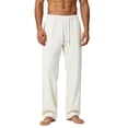 thumbnail image 2 of DayScoop Mens Plus Size Pants Summer Trousers Fashion Casual Sagging Loose Straight Leg Wide Leg Cool Sports Full Length Pants, 2 of 6